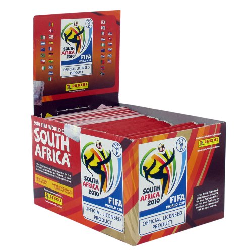 Panini 2010 FIFA World Cup Sudáfrica Pegatinas – 1 Caja, 100 Paquetes por Caja (Paquete de 100)
