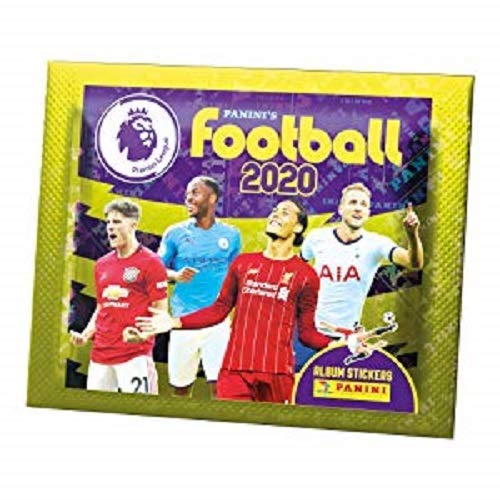 Panini Fútbol 2020 - La Premier League Oficial 10 X Colección Pegatinas Pack (10 Paquetes Sellados)