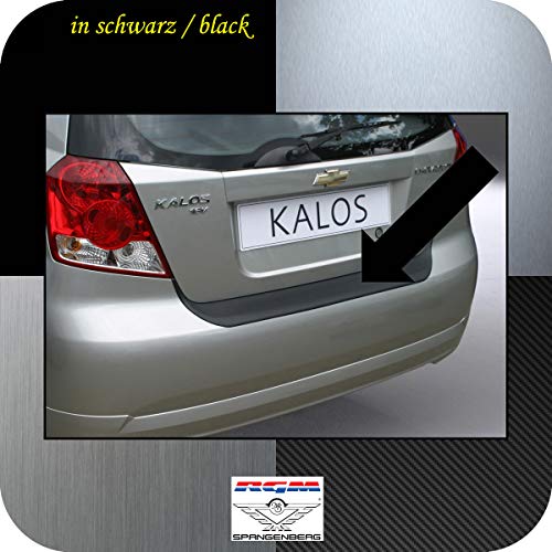 Richard Grant Mouldings Ltd. Original RGM ladekant Protección Negro para Chevrolet Daewoo Kalos Hatchback de 5 Puertas diseño años 2002 – 2006 rbp323