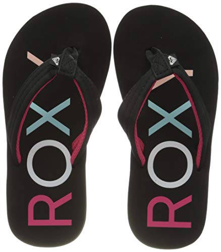 Roxy RG Vista, Zapatos de Playa y Piscina para Niñas, Negro Black, 35 EU