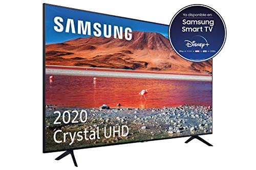 Samsung Crystal UHD 2020 43TU7005- Smart TV de 43 "con Resolución 4K, HDR 10+, Crystal Display, Procesador 4K, PurColor, Sonido Inteligente, Función One Remote Control y Compatible Asistentes de Voz