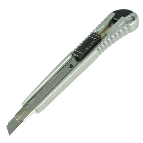 Silverline 789397 - Cúter de aleación de zinc y hoja segmentada de 9 mm (9 mm)