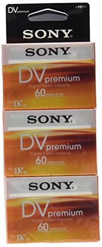 Sony 5DVM60PR-BT - Pack: 5 Cintas Mini DV Serie Premium, 60 Minutos