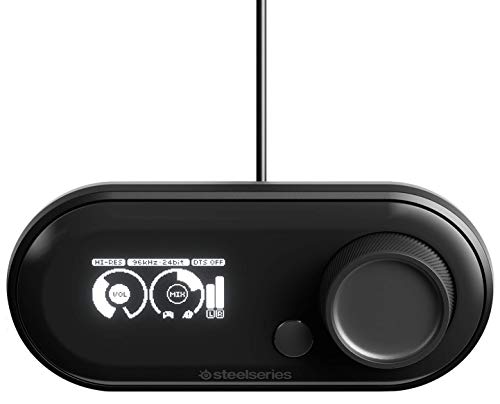 SteelSeries GameDAC - Conversor digital a analógico y amplificador para juegos (PS4/PC) color negro