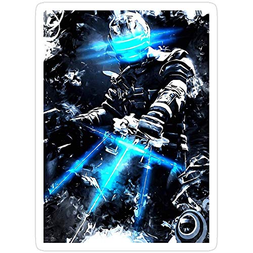 Sticker Vinyl Decal for Cars, Water Bottle, Fridge, Laptop - Dead Space White Noise Isaac Stickers (3 Pcs/Pack)