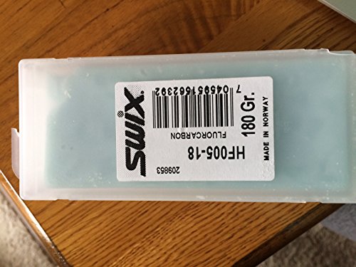 Swix HF05X-18 Cera Nova X High Fluoro Wax, Turquoise, 180gm by Swix