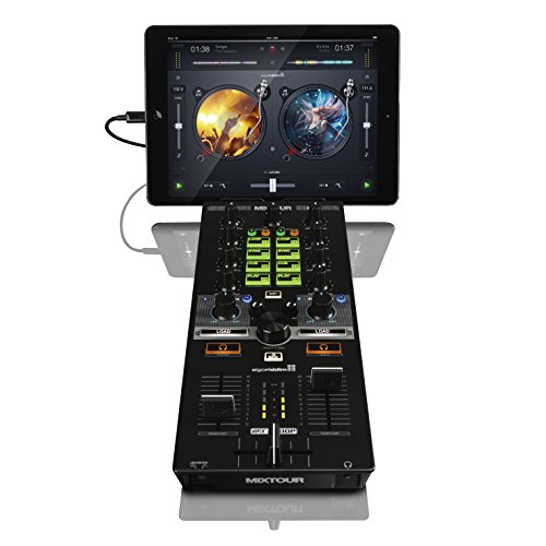 USB portátil y controlador de DJ Reloop Mixtour Todo en uno, negro