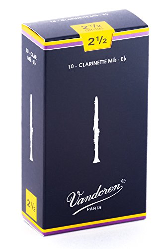 Vandoren CR1125 - Caja de 10 cañas para clarinete mib
