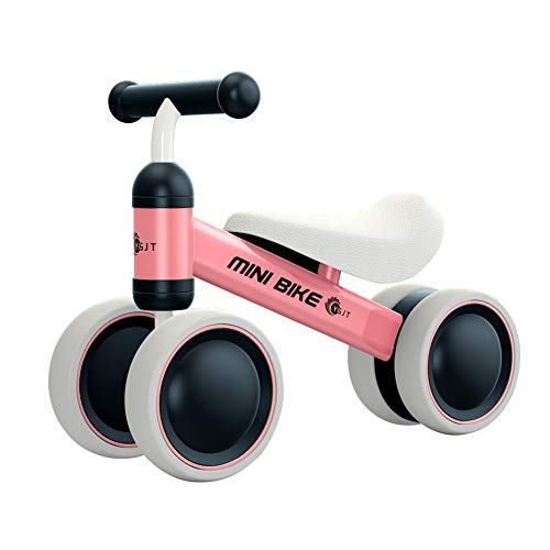 YGJT Bicicleta sin Pedales 1 Año Juguetes Bebes - Triciclos Bebes- Correpasillos Bebes 1 Año Regalo para 1 Año Rosado