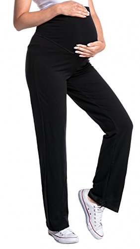 Zeta Ville - Mujer Pantalón Premama. Disponible EN 3 Longitudes DE Pierna - 691c (Talla Larga Negro, 36-38, S)