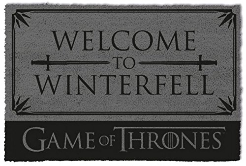 1art1 Juego De Tronos - Welcome To Winterfell Felpudo Alfombra (60 x 40cm)