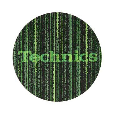 2 x Technics Slipmats de matriz de diseño con Logo