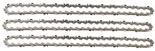 3 tallox cadenas de sierra 3/8" 1,3 mm 52 eslabones 35 cm full-chisel compatible con Oregon Bosch Dollmar Hitachi Echo Einhell Makita Husqvarna y otras