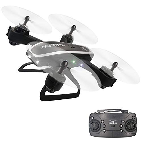 3T6B Drones para Niños, Principiantes Cuadricóptero RC Plegable, con luz Intermitente, Regreso con un Solo Botón, Flip 3D, 15 Minutos de Tiempo de Vuelo, Posicionamiento de Flujo óptico