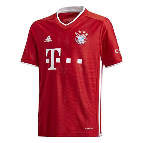 adidas FC Bayern Munich Primera Equipación 2020-2021 Niño, Camiseta, True Red, Talla 176 [cm]