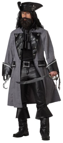 Adult Blackbeard the Pirate Costume - Extra Large