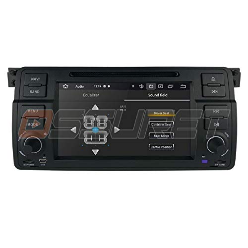Android 10 Car GPS Navigation Bluetooth 1 DIN Vehículo estéreo con Pantalla táctil de 7 Pulgadas para BMW E46 Soporte Mirror Link Radio WiFi / 4G Control del Volante