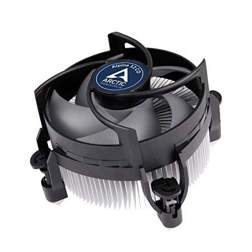 ARCTIC Alpine 12 CO - Enfriador de CPU para Intel, Funcionamiento Continuo, Ventilador PWM de 92 mm, Potencia de Enfriamiento de hasta 100 W, con Compuesto Térmico MX-2 Pre-aplicado, Fácil Instalación