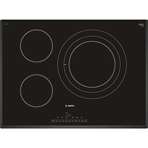 Bosch PKD751FP1E hobs Negro Integrado Cerámico - Placa (Negro, Integrado, Cerámico, Cerámico, Alrededor, 14,5 cm)
