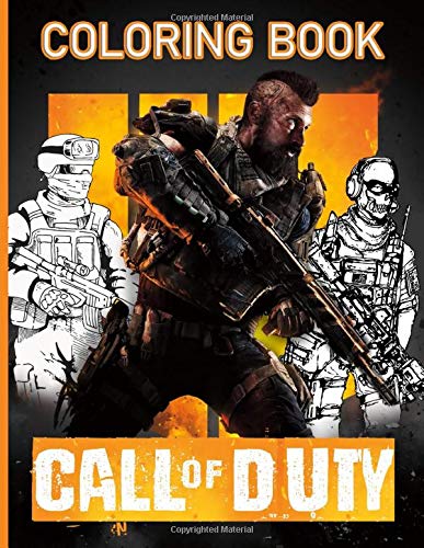 Call Of Duty Coloring Book: Call Of Duty Color Wonder Relaxation Coloring Books For Adult With Exclusive Images