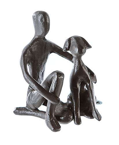 Casablanca – Escultura de diseño – Mini diseño Infantil M. Perro – Hierro/bruñido – (Medidas: 8 x 7 x 5 cm