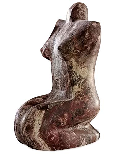 CBAM Escultura de mesa torso de mujer sentada torso mesa escultura of a Sitting Woman H 20 cm
