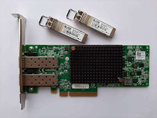 Dell Emulex 01YXTT Tarjeta de Interfaz de Red de 10 Gbps PCI Express 2.0 x8 + módulos de transceptor