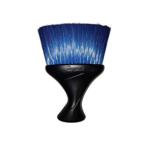 Denman Duster Brush D78 - Plumífero para el cuello (80 g), color negro y azul