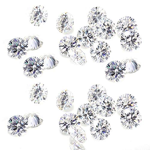 Diamantes sueltos naturales Redondos 10 unidades Lote I1-I3 Claridad G-H Color blanco 100% Real