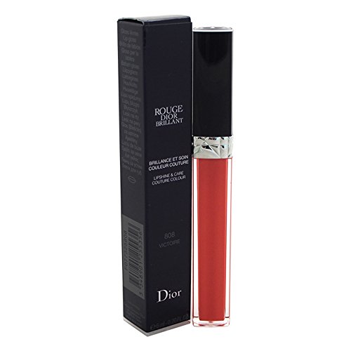 Dior Rouge Brillant Gloss - Brillo de labios, color 808-victoire, 6 ml