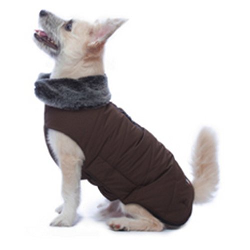 Dog Gone Smart - Abrigo para Perro (Talla 45), Color marrón