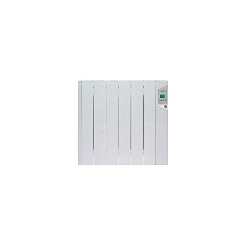 DUCASA 0.636.269 - Radiador eléctrico de pared con fluido térmico (900 W, electrónico, Aff.LCD, cable piloto 6 orden
