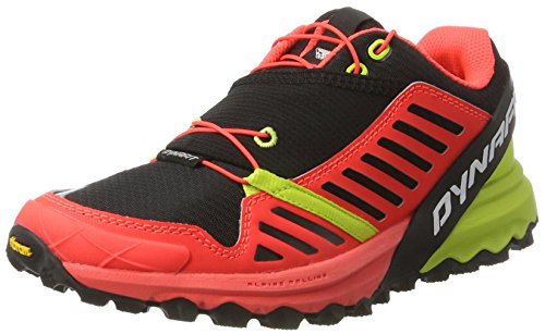 Dynafit Alpine Pro W, Zapatillas de Running para Asfalto para Mujer, Multicolor (Black/Lime Punch), 38.5 EU