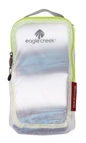 Eagle Creek Pack-it Specter Cube Xsmall Bolsa para Calcetines, 19 cm, 1.2 litros, White/Strobe