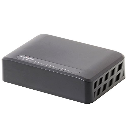 EDiMAX ES-3316P Switch No administrado Fast Ethernet (10/100) Negro - Switch de Red (No administrado, Fast Ethernet (10/100), Bidireccional Completo (Full Duplex))