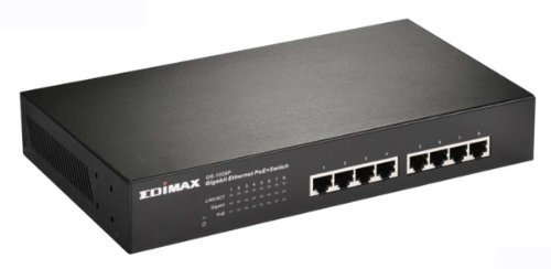 EDiMAX GS-1008P - Conmutador (8 Puertos Gigabit, 8 Puertos PoE)
