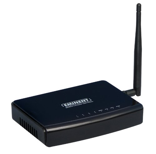 Eminent EM4553 WiFi Negro - Router (Negro, 0,054 Gbit/s, 54 Mbit/s, WEP, WPA, WPA2)
