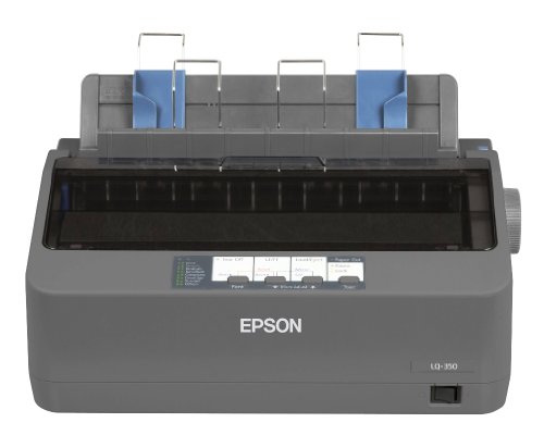 Epson LQ-350 - Impresora matricial (24 Pines, USB 2.0, 200-240 V), Color Gris