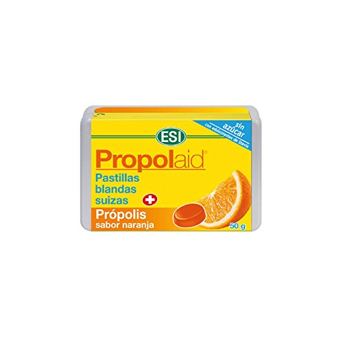 ESI Propolaid con Naranja Complemento Alimenticio - 4 Paquetes de 50 gr - Total: 200 gr