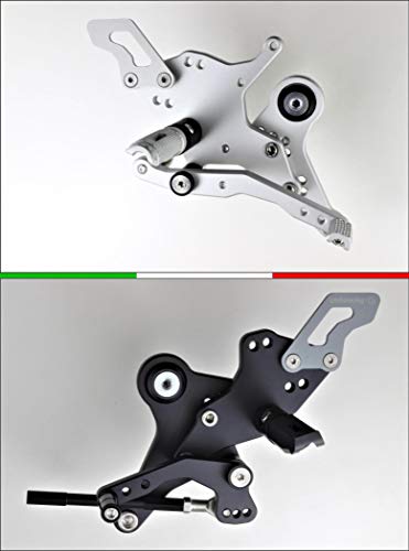 Estriberas Ajustables Rearsets para Ducati S2R S4R | GeckoRacing 100% Made in Italy