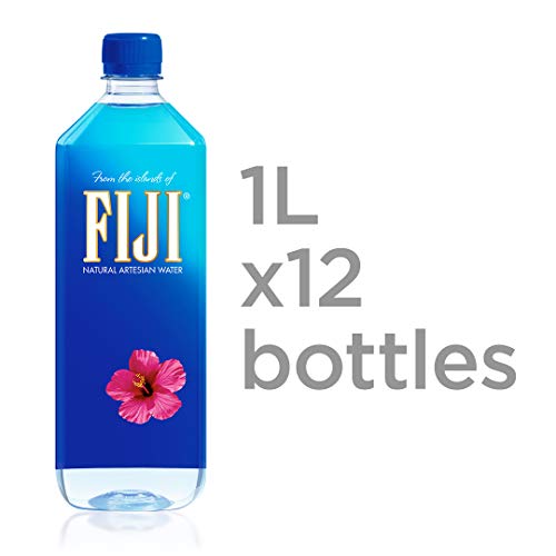FIJI Natural Artesian Water, 33-Ounce Bottles (Pack of 12)