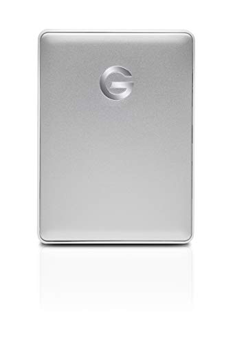 G-Technology G-Drive Mobile USB-C - Disco Duro Portátil, 4 TB, Plateado