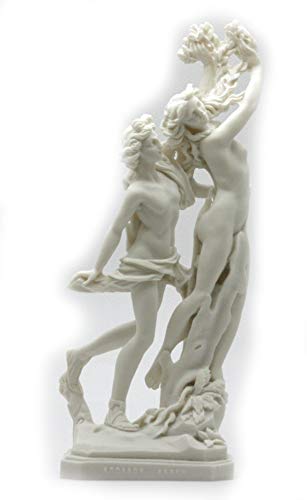 Greekartshop Apollo & Daphne Bernini - Escultura de mármol fundido, 11 pulgadas