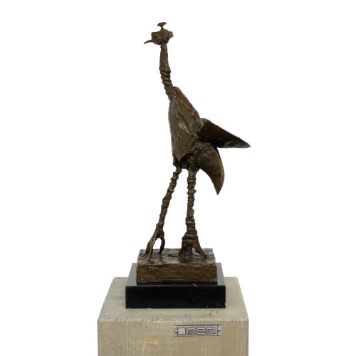 Moderna Escultura de bronce – The Crane/la Kranich – Pablo Picasso – Firmada – Picasso comprar Figura de bronce