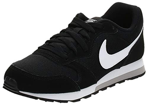 Nike MD Runner 2 GS 807316-001, Zapatillas de Running para Niños, Negro (Black/Wolf Grey/White), 38.5 EU