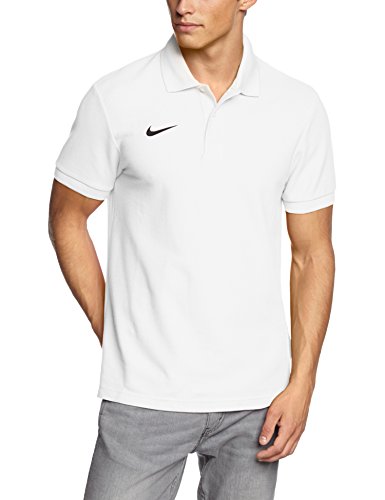 NIKE Poloshirt TS Core Polo de Golf, Hombre, Blanco/Negro (White/Black), L