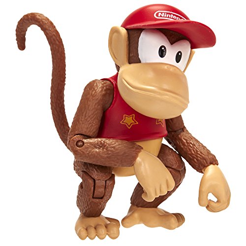 Nintendo World of 4" Action Figure Diddy Kong with Banana Accessory