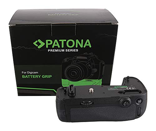 Patona 1494 - Empuñadura de batería para Nikon MB-D16 para D750 con Mando a Distancia por Infrarrojos (Compartimento de batería para 1 x EN-EL15 o 6 x AA)