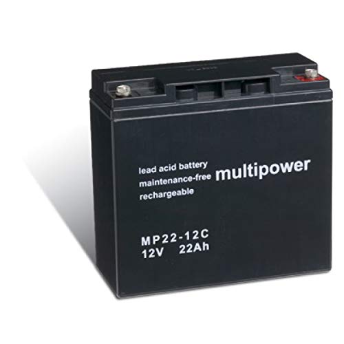 Powery Batería Plomo-ácido (multipower) para Silla de Ruedas Eléctrica Invacare Lynx SX-3