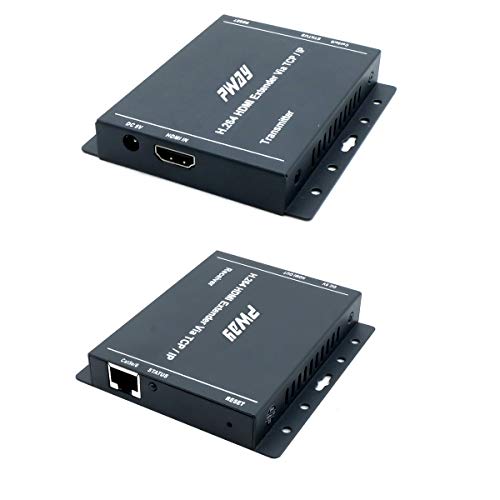 PW-DT216L Extensor HDMI Extender 500ft(150m) Transmisión de señales de Audio y Video por Ethernet/TCP a través de Cat5/5e/6/7 Soporte de Cable 1 a Muchos, 1080P, 3D, función EDID